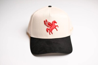 TRUE BRVND PEGASUS SNAPBACK DALLAS HAT - BLACK / OFFWHITE