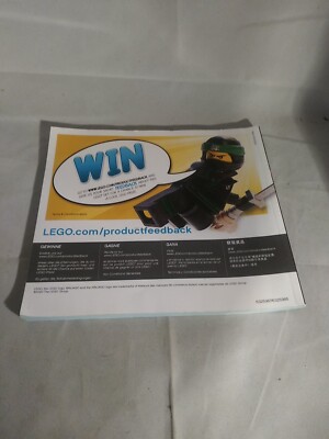 ペットシッターテキスト Lego Ninjago Zane's Mino Creature Set 71719 Instruction Book Only