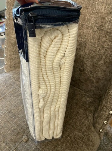 Copriletto Ralph Lauren Cortona Completo Queen Colore Crema 90" x 90" 400€ NUOVO - Foto 7 di 8