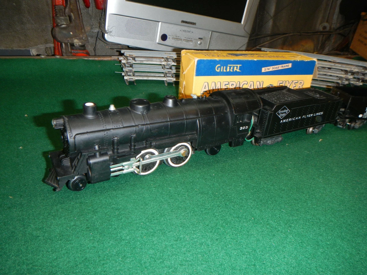 ENSEMBLE TRAIN VOLANT AM RICAIN VINTAGE ANN ES 50 GILBERT 303 accessoires moteu