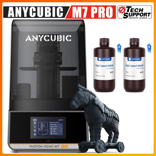 2KG High Speed UV Harz+ANYCUBIC Photon Mono M7 Pro LCD UV Resin 3D Drucker