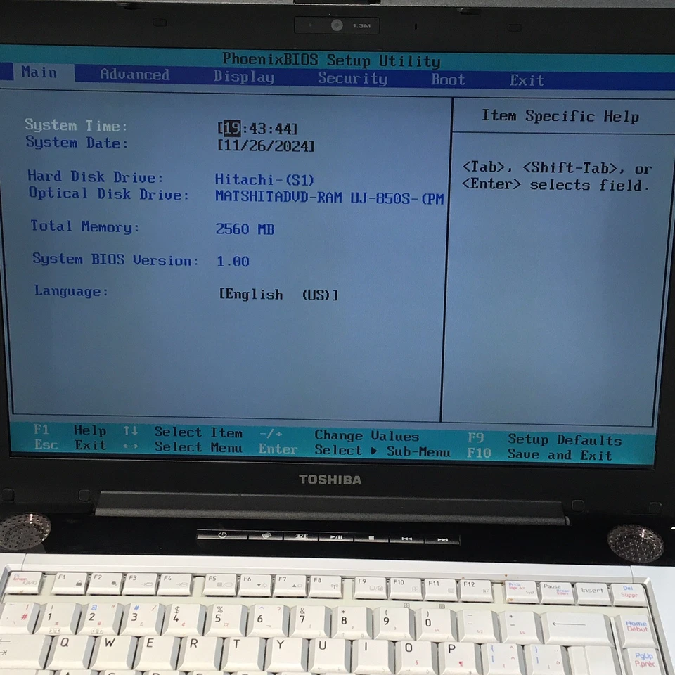 Toshiba Satellite A210 15.4" Laptop AMD Turion 64 x2 2560MB 160GB No OS H2519 - Image 2 of 4