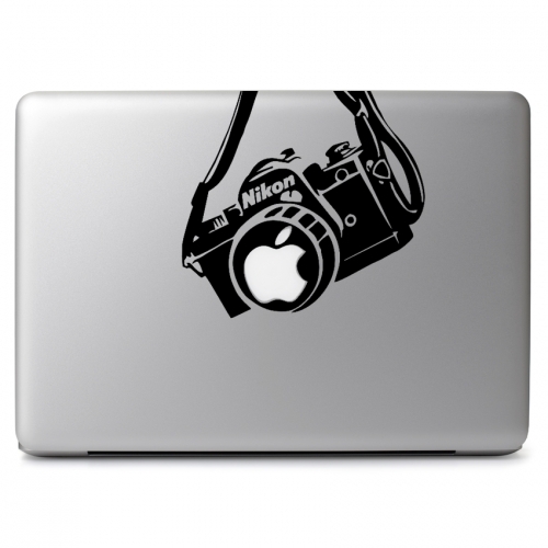 Autocollant autocollant vinyle pour appareil photo Nikon pour ordinateur portable Apple Macbook Air Pro 11 13 15 17" - Photo 1/2