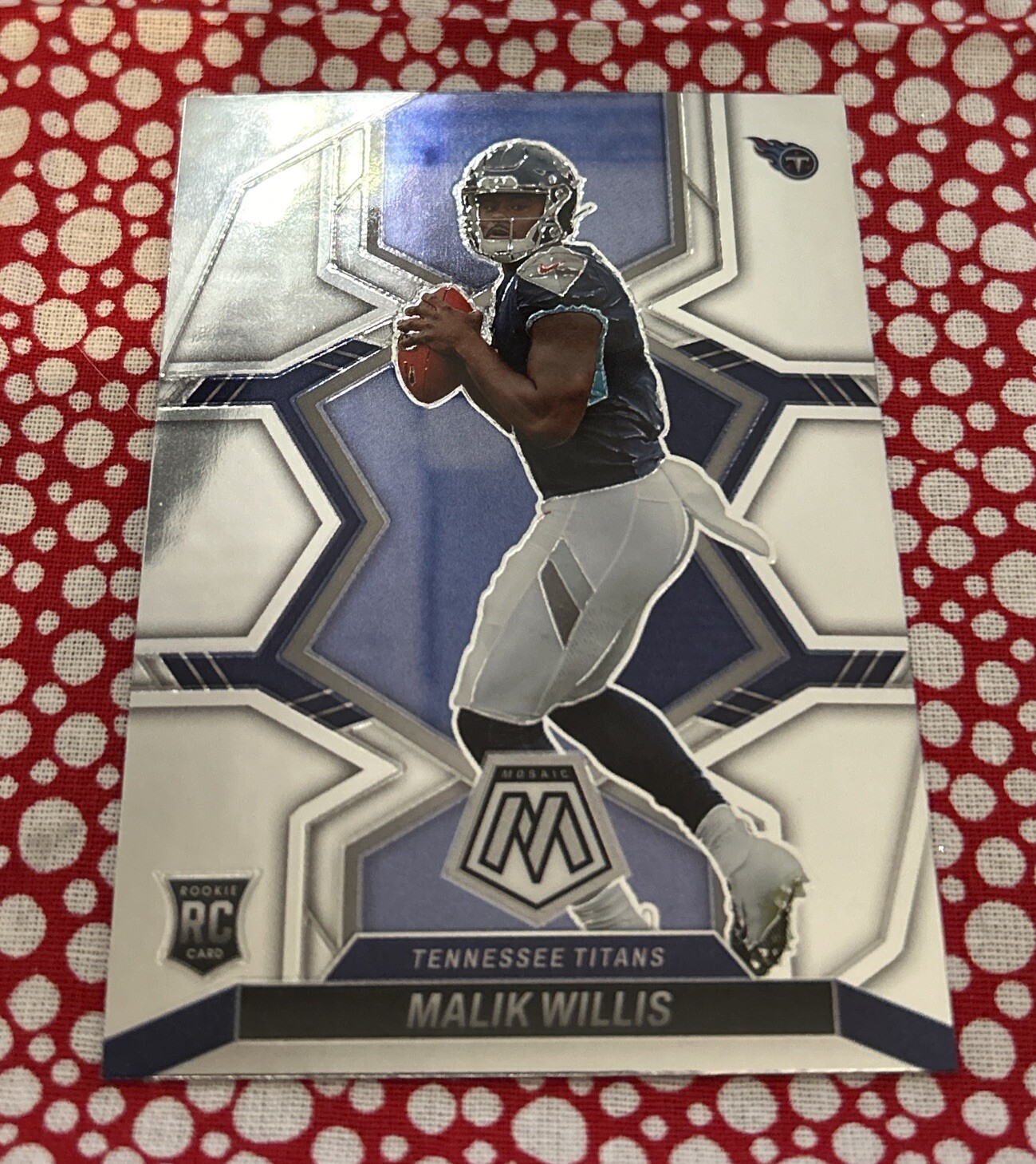 2022 Panini Mosaic Football Malik Willis Rookie RC #302 Tennessee Titans
