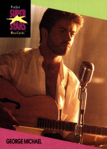 George Michael : Vintage Music Collector Card #76 from 1991 - Imagen 1 de 2