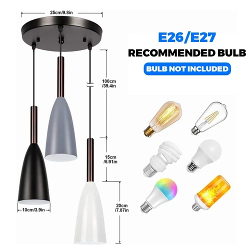 Nordic Pendant Lamp Ceiling Light Dining Table Kitchen Island Lighting Fixture - Picture 15 of 17