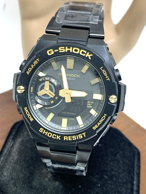 Casio G-Shock Men's Watch GSTB500 Bluetooth Tough Solar Black Dial