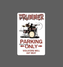 Drummer Sticker Band Music Waterproof NEW