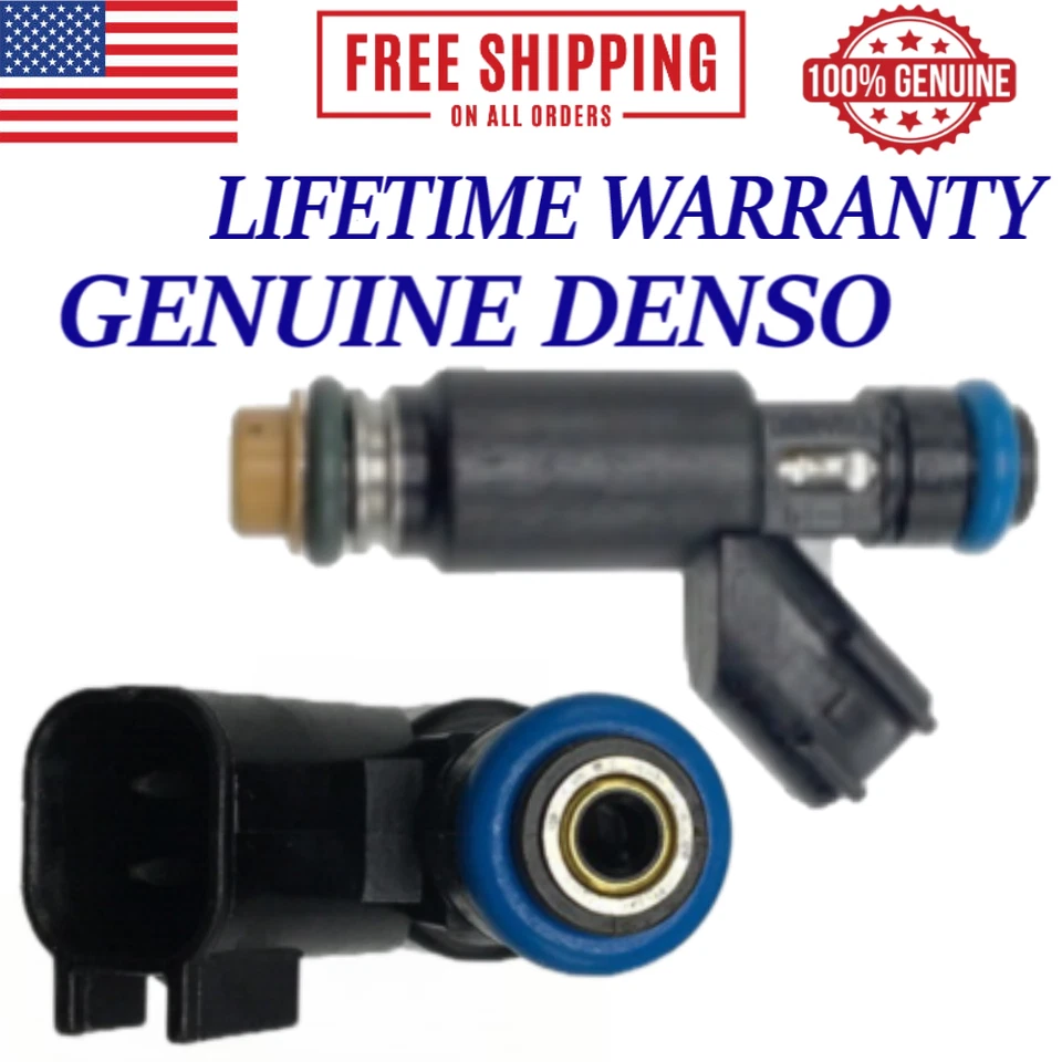 OEM DENSO New Set of 8 Fuel Injectors for 2007 Chevrolet Express 1500 5.3L V8 - Image 3 of 3