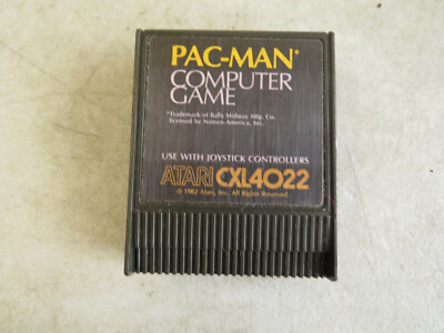 VINTAGE 1982 ATARI 400 PAC-MAN COMPUTER GAME CXL4022 VIDEO GAME