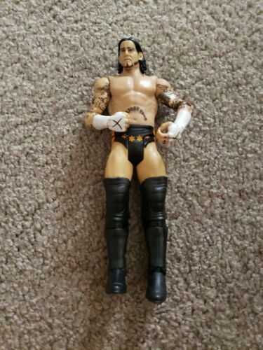 CM Punk Micro Brawler Pro Wrestling Tees Crate Brawlers AEW WWE ROH CHI  Chicago