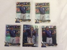 2018 Fernando Tatis Jr Rookie Bowman Chrome Mojo Prospects Baseball 5 Card Lot