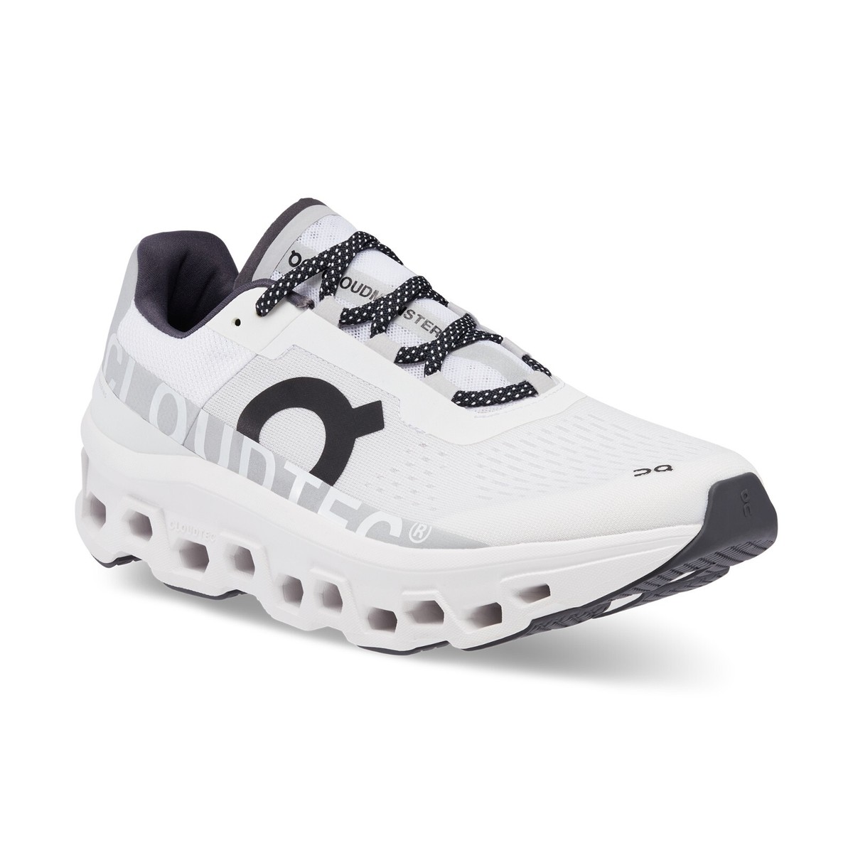 On Cloudmonster All White 61.98434 Speedboard Men's Running Shoes