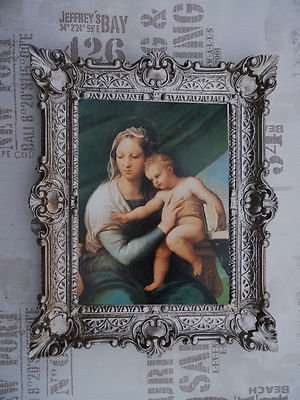 Gemälde Jesus Maria Ikonen Repro BAROCK Heiligenbild Rahmen