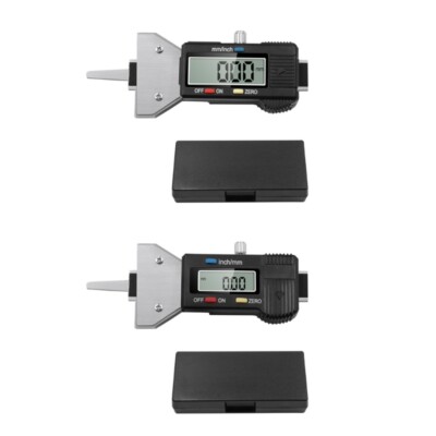 Stainless Tire Thread Depth Digital Meter Gauge with Inch MM Conversion for Car