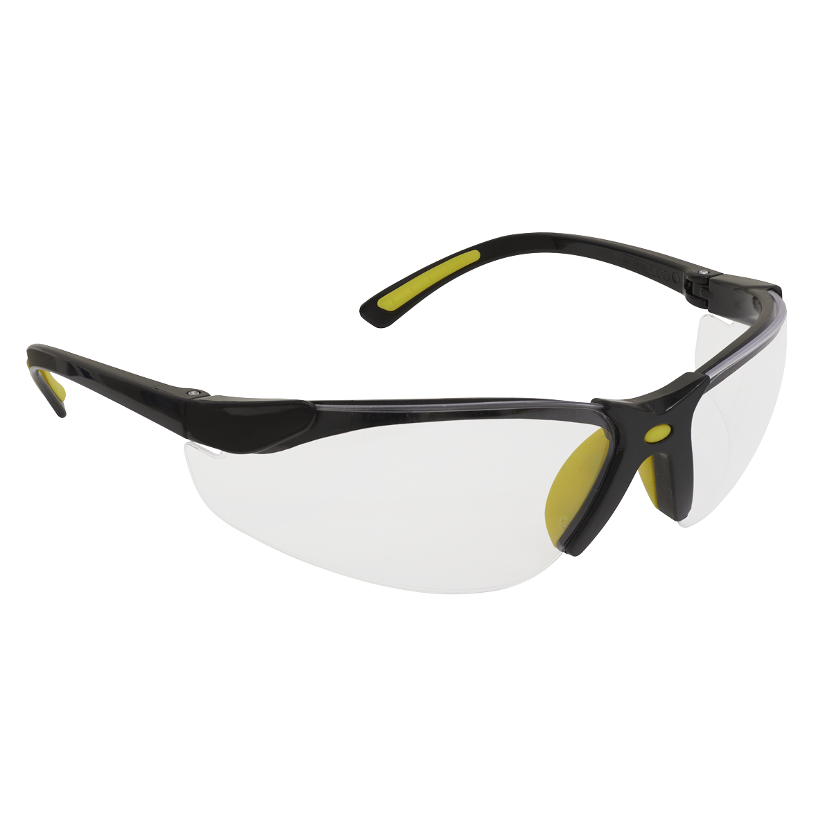 Zante Style Clear Safety Glasses with Flexi Arms