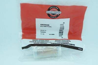 #ad GENUINE OEM BRIGGS amp; STRATTON PART # 845125 FUEL FILTER REPLACES 695666 $13.53