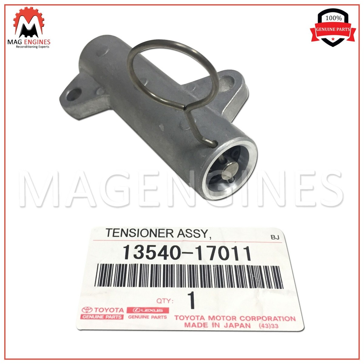 13540-17011 GENUINE OEM TIMING BELT TENSIONER - 1HD-FT 1HD-FTE 1HZ