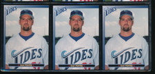 Lot (3) 1999 Blueline #28 Dan Pontes Norfolk Tides Player Lot (GL25) SWSW7
