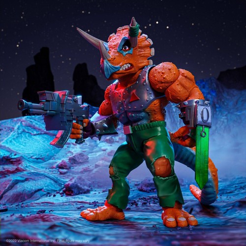 Tortugas Ninja Adolescentes Mutantes Triceraton Super7 Ultimates 20 cm - Imagen 4 de 4