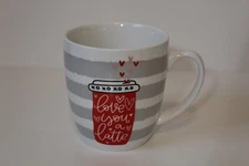 California Pantry "Love You a Latte" Oversized Coffee Mug  5" Tall