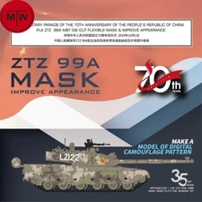 Galaxy D35025 1/35 PLA ZTZ-99A MBT Mask & Improve Appearance for Border PH35029