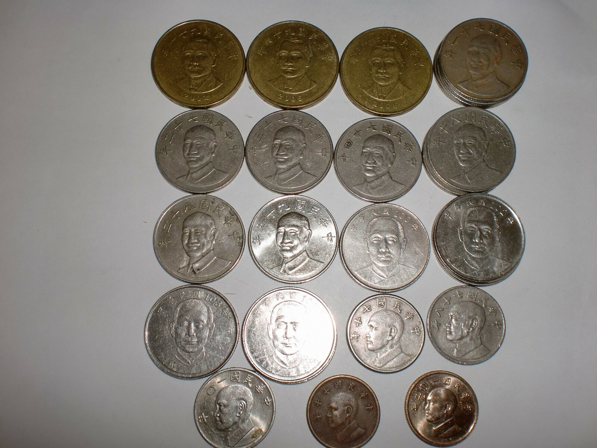TAIWAN COINS LOT – 25 OLD & NEW COINS - 1981–2016 | eBay