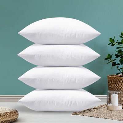 4er Pack Hohlfaser Pumpkissenfüller/Innenkisseneinlagen/Pads