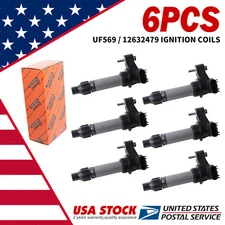 6pcs Ignition Coil for GMC Acadia Chevy Traverse Cadillac ATS CTS Saturn UF569