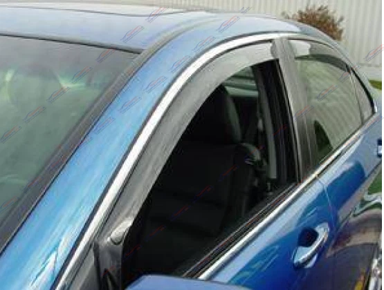 Visera de ventana de ventilación en canal Fit Acura TLX 2015-2020 deflectores protectores de sombra de lluvia Foto 2 de 4