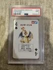 1996 Pokemon Green Poker Card Charizard 4 of Clubs PSA 9 #006