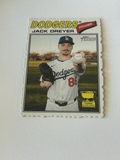 2026 Topps Heritage Jack Dreyer #115 Deckle Edge Rookie Cup