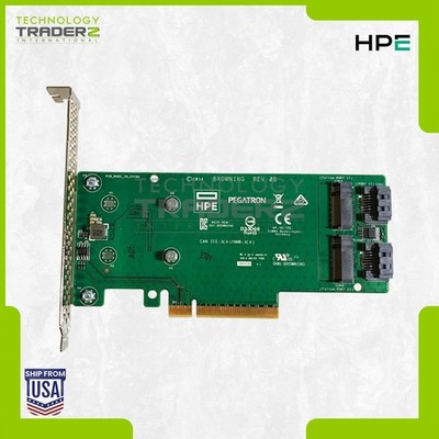 878873-B21 HPE SATA M.2 DUAL SSD PCI-E Expansion Riser Card 759505-001 *NO SSD*