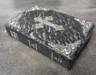 HOLY BIBLE • NCV New Century Version Compact Black Faux Nelson