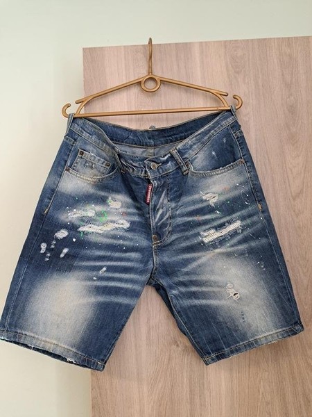 Men Dsquared² Shorts Multicolor Denim 32