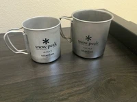 Snow Peak Titanium 600 And 450 Pre Owned Perfect Condition