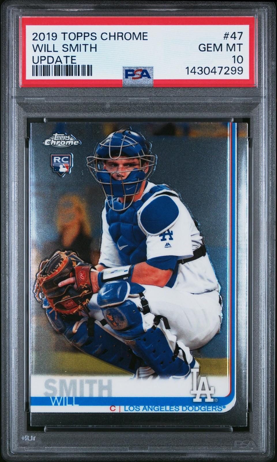 2019 Topps Chrome Update 47 Will Smith RC Rookie PSA 10 - 143047299