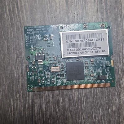Broadcom BCM94318MPG Mini PCI 802.11g Wireless Card 54 Mbps for HP Pavilion