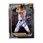 Konnor Griffin Signed Card 1st Bowman Chrome Auto Pittsburg Pirates