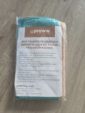 ProWin Best Friends Pflegtuch 2er Set Braun Grün 18cm x 18cm Neu