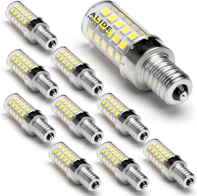 ALIDE E12 60W LED Bulbs Daylight White 5000K, E12 Kx 2000 60 Watt Equivalent Cei