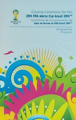 Programmheft Finale Fußball WM 2014 Brasilien Rio de Janeiro
