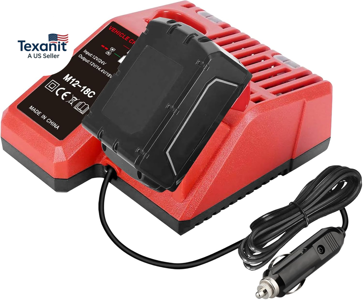 milwaukee cigarette lighter charger Car Charger for Milwaukee 12V