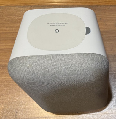 Google Home Max Smart Assistant Speaker - WORKS GREAT - NO POWER CORD