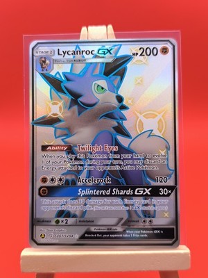 Lycanroc GX SV67/SV94 Hidden Fates Ultra Rare Shiny Vault Pokemon