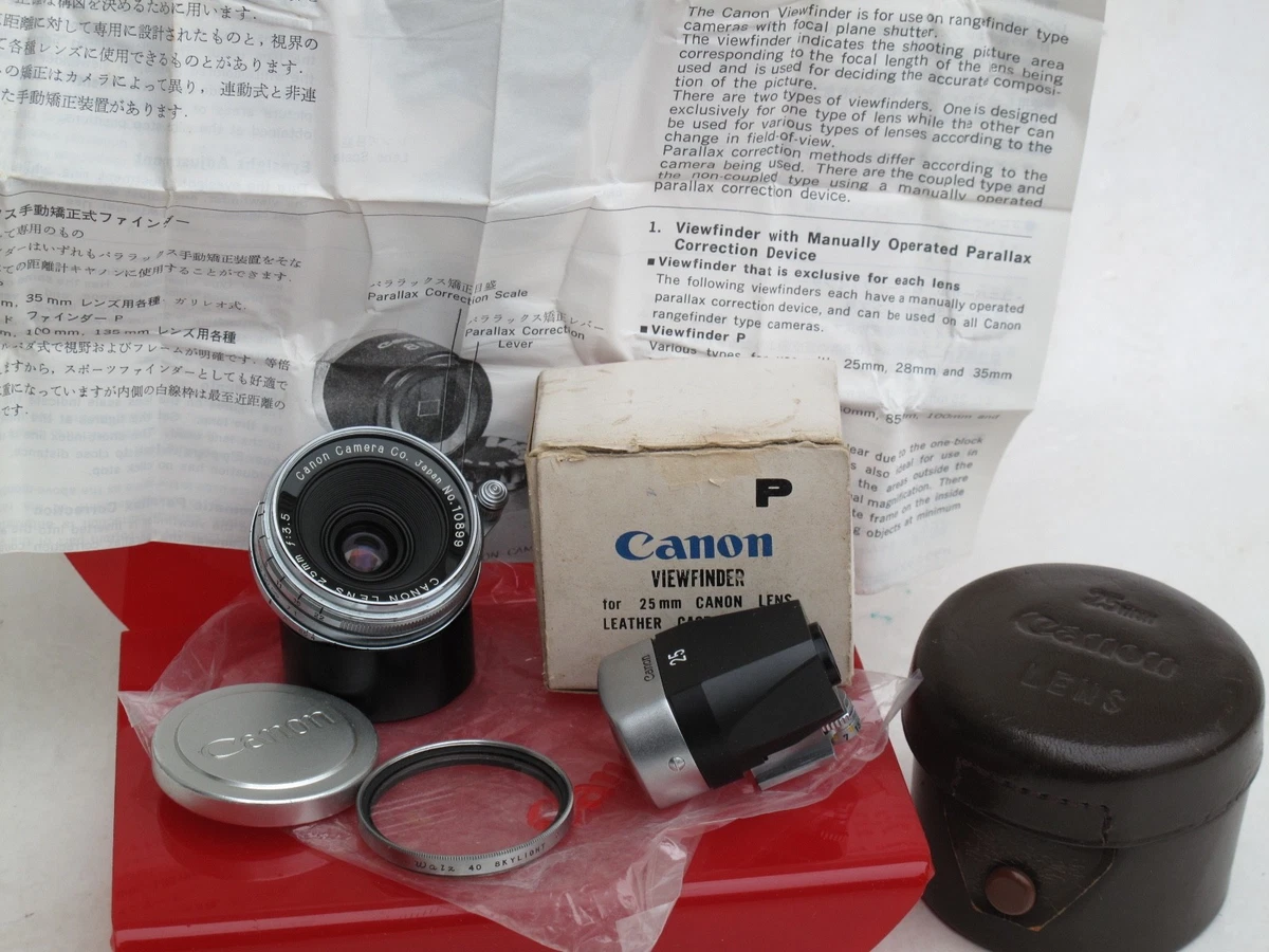 Canon 25mm Focal Camera Lenses for sale | eBay