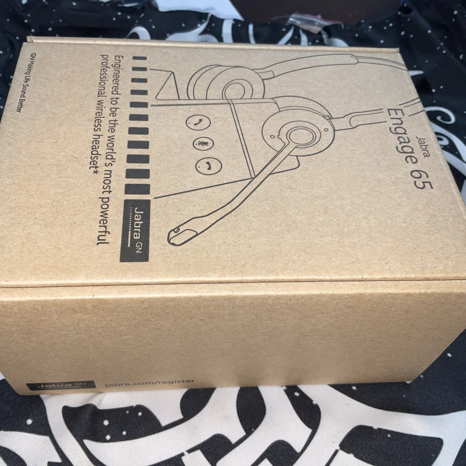 Jabra ENGAGE 65 Black Over the Ear Wireless Headset NEW IN BOX  - Image 4 of 4