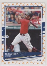 2020 Panini Donruss On Fire 28/75 Francisco Lindor (Base) #148 o7m