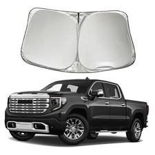 Car Windshield Sun Shade Sunshade Compatible with GMC Sierra 1500 2500 HD 3500