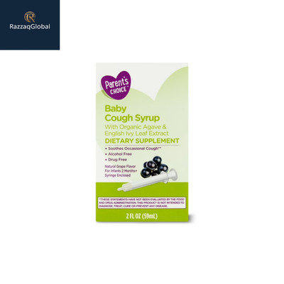 Parent's Choice Baby Cough Syrup, Grape Flavor, Drug-Free, Alcohol-Free, 2 fl oz